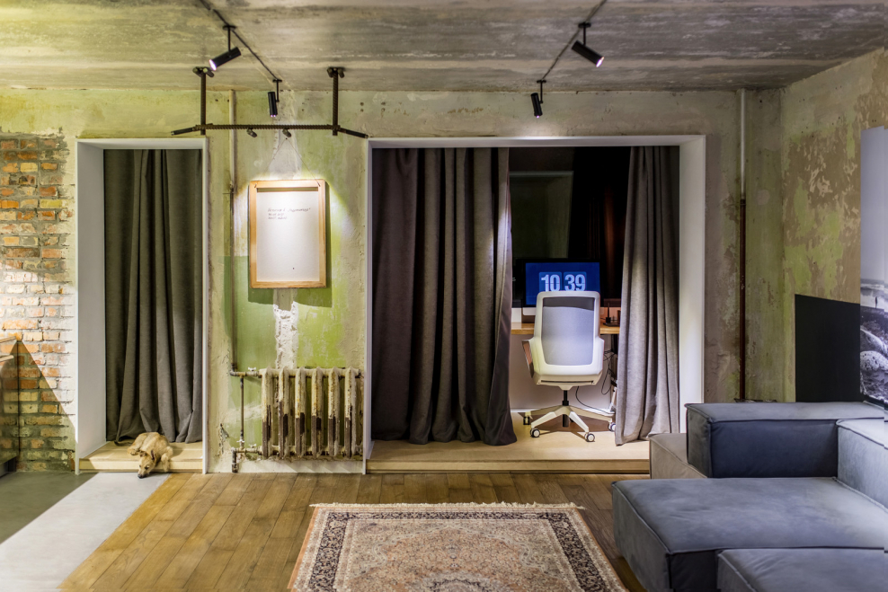 Интерьер хрущевки в стиле лофт