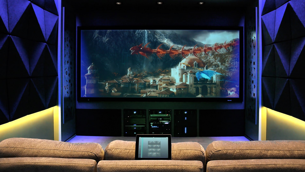 Домашний кинотеатр в доме