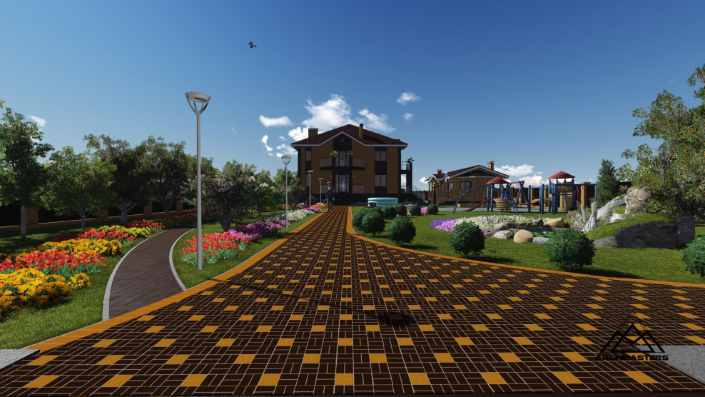 Благоустройство территории фермы