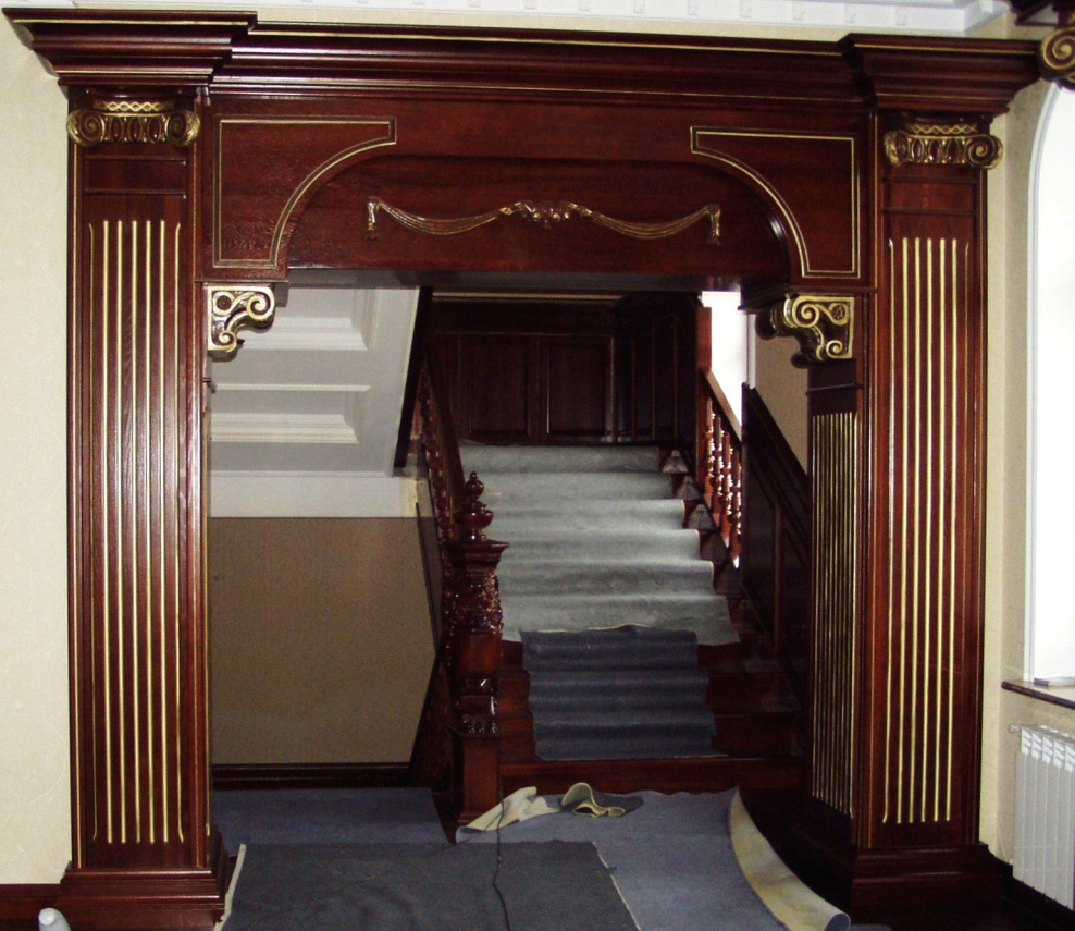 Отделка проемов фрезой