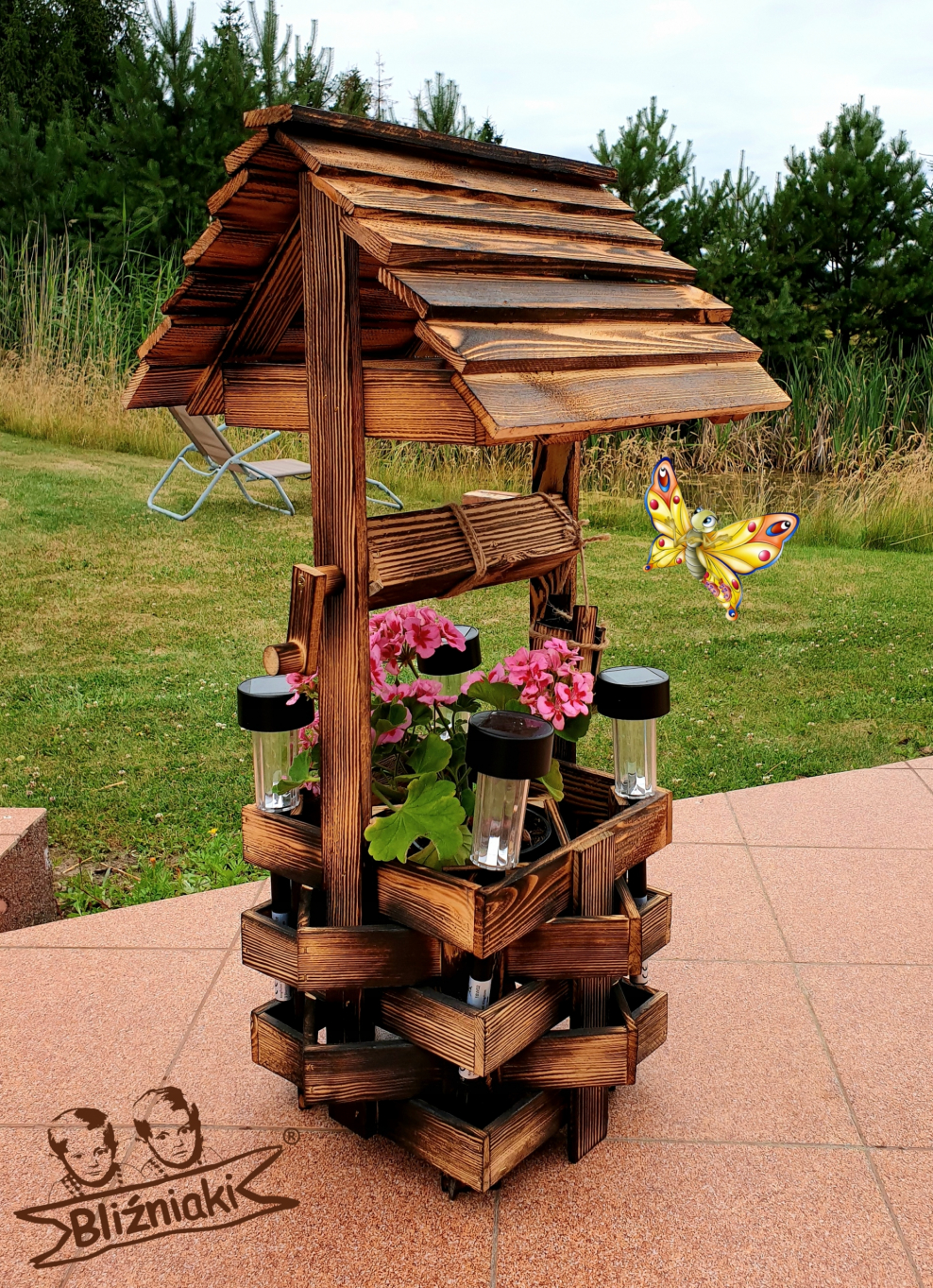 Деревянная бочка идея для декора