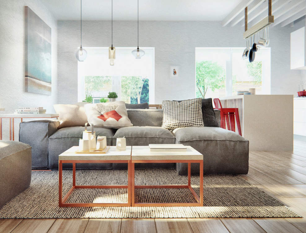 Ковер в стиле Баухауз