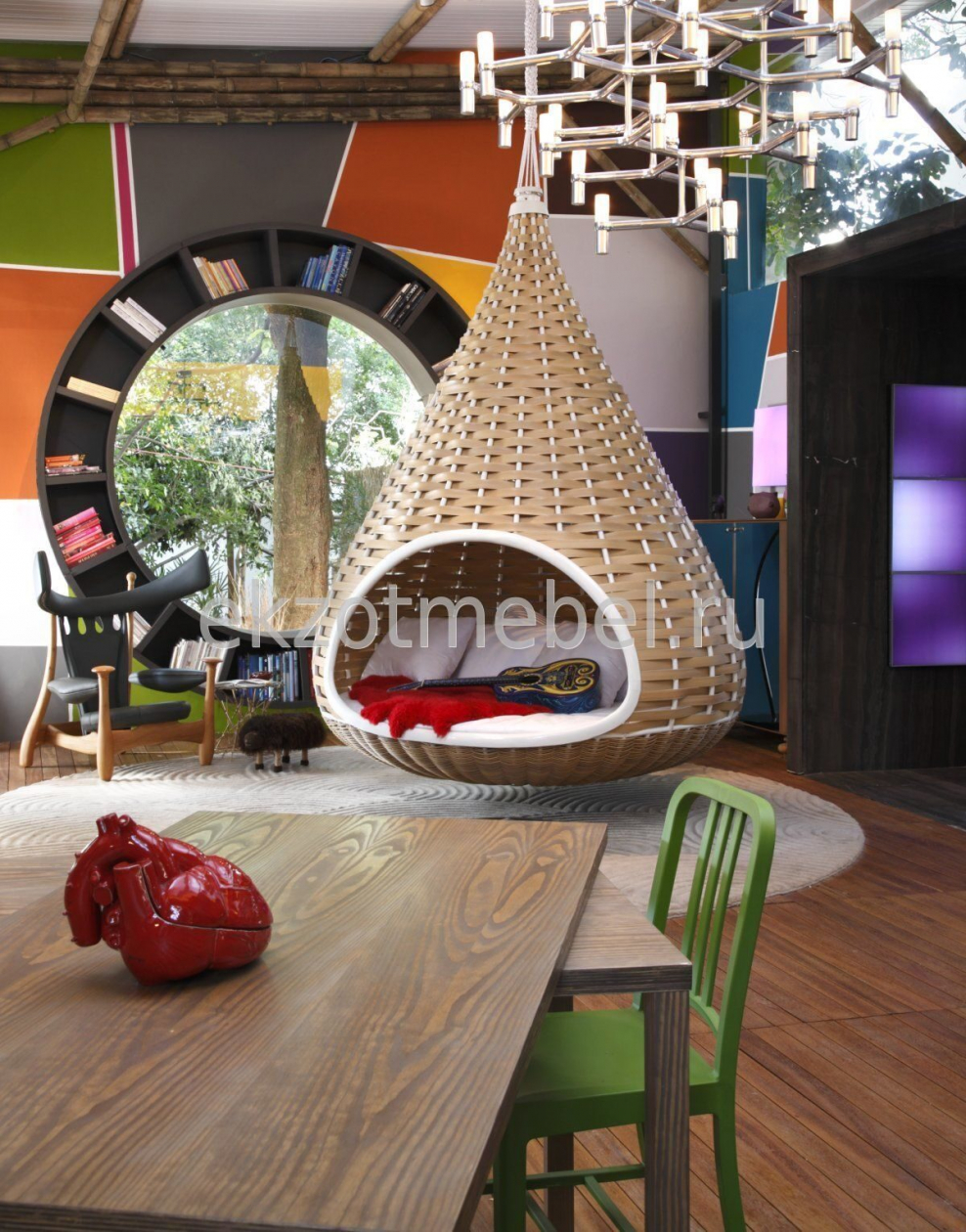 Необычный интерьер