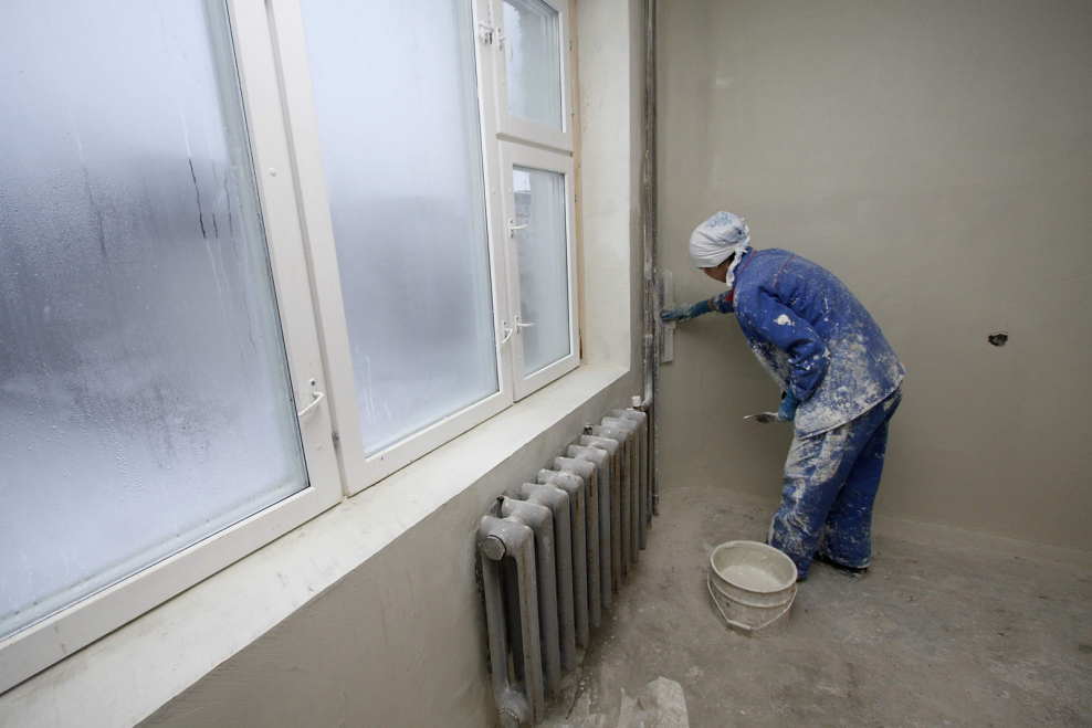 Стройка в Жирновске Волгоградской области