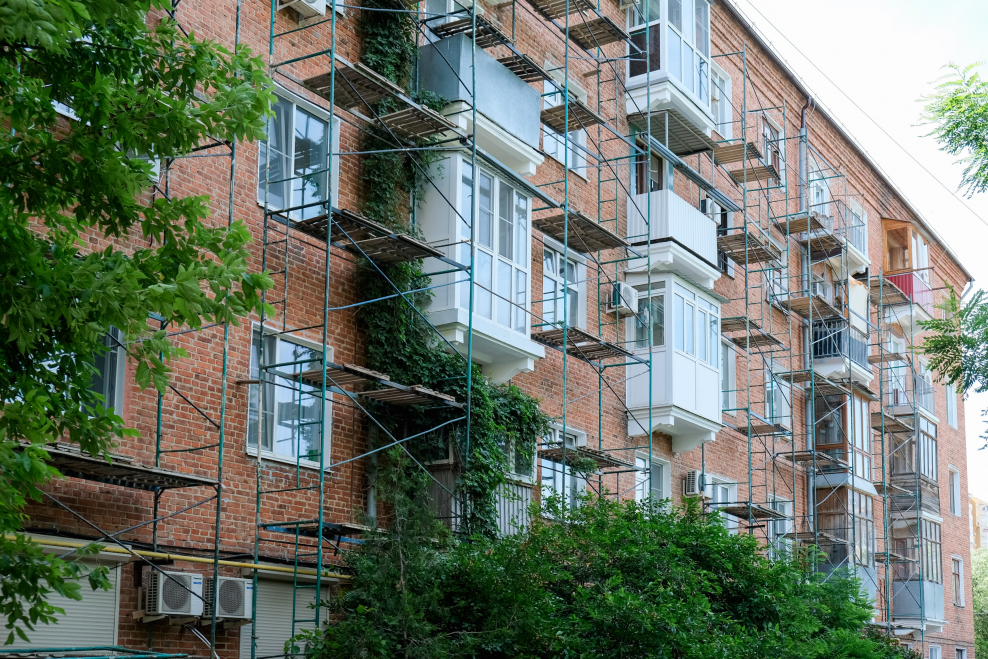 Капремонт отделка фасад