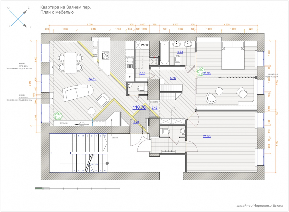 Проекты легкие квартир