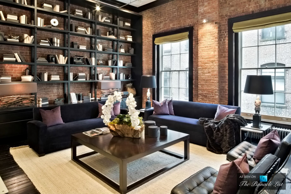 Гостиная лофт