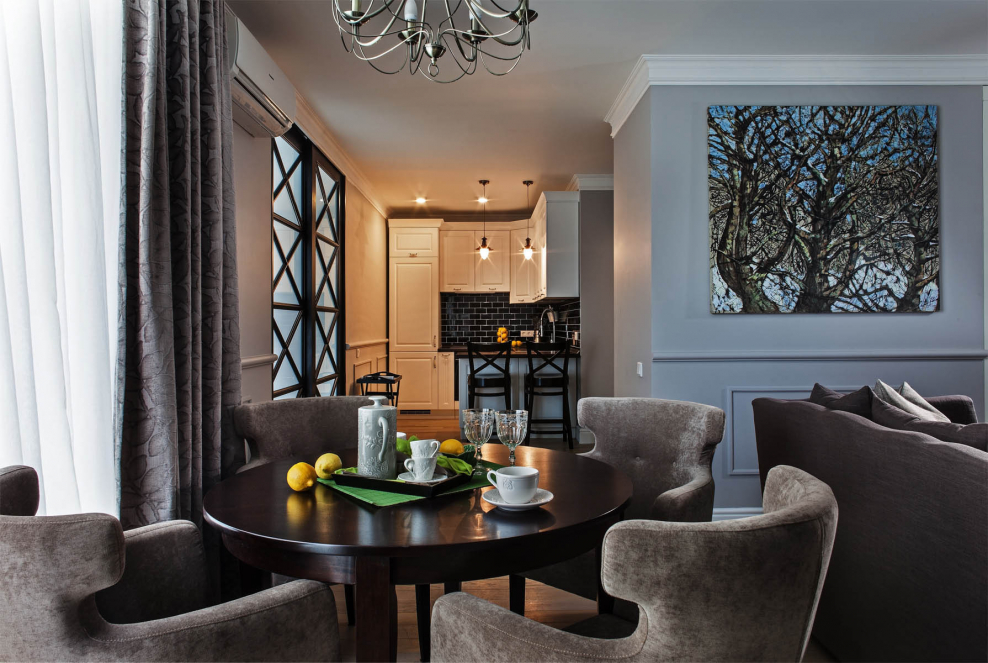 Лофт Индастриал гостиная