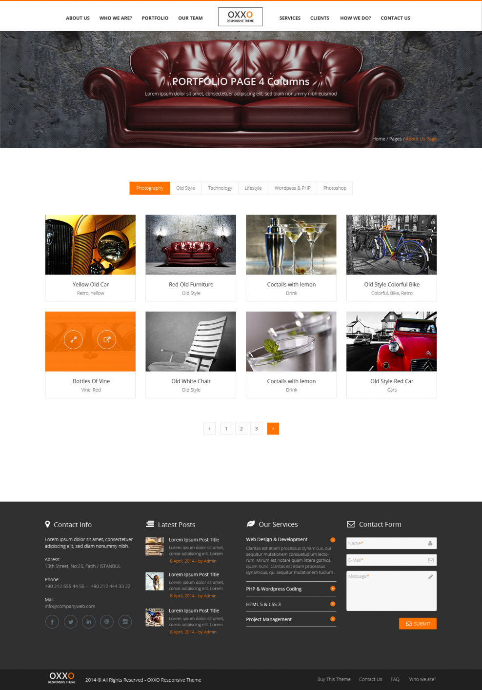 Необычный дизайн сайта