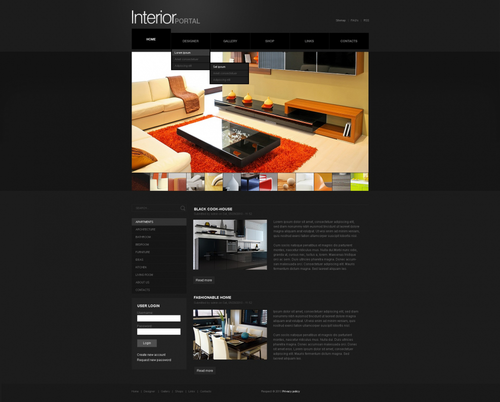 Красивые сайты