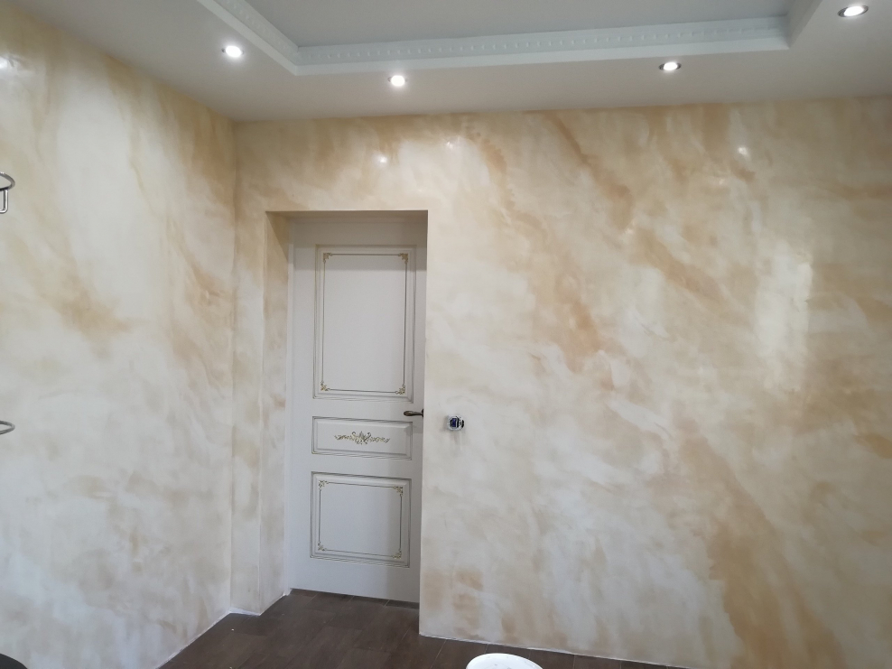 Жидкая штукатурка для стен коридор