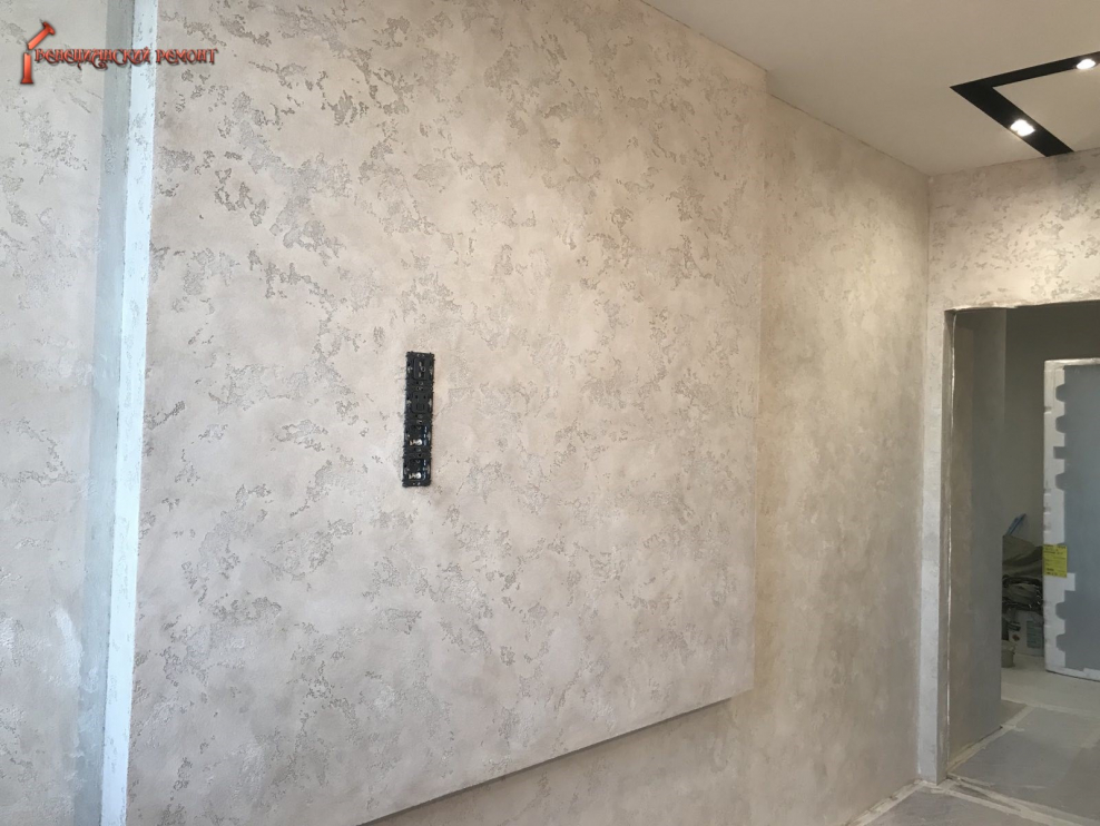 Песчаная штукатурка для внутренней отделки стен