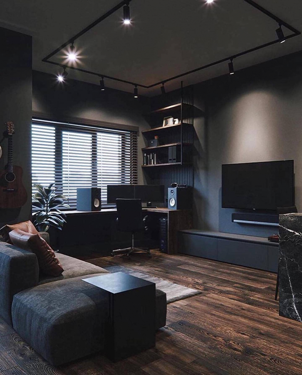 Интерьер мужской комнаты