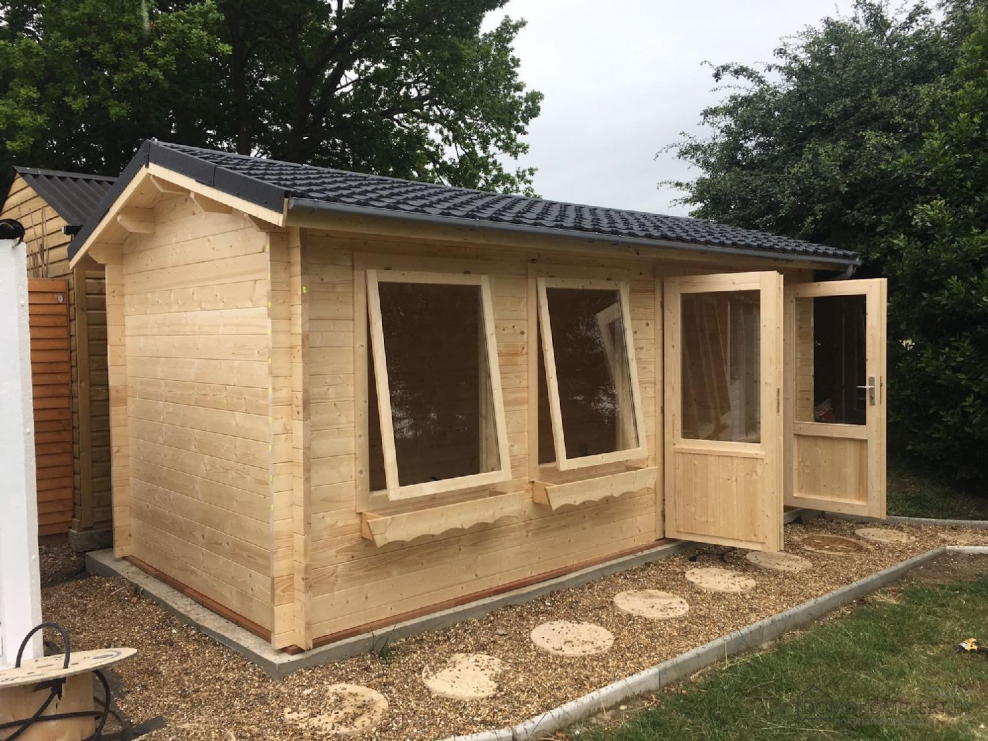 Садовые дачные дома из фанеры