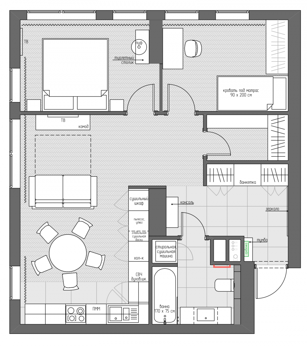 Vander Park планировки