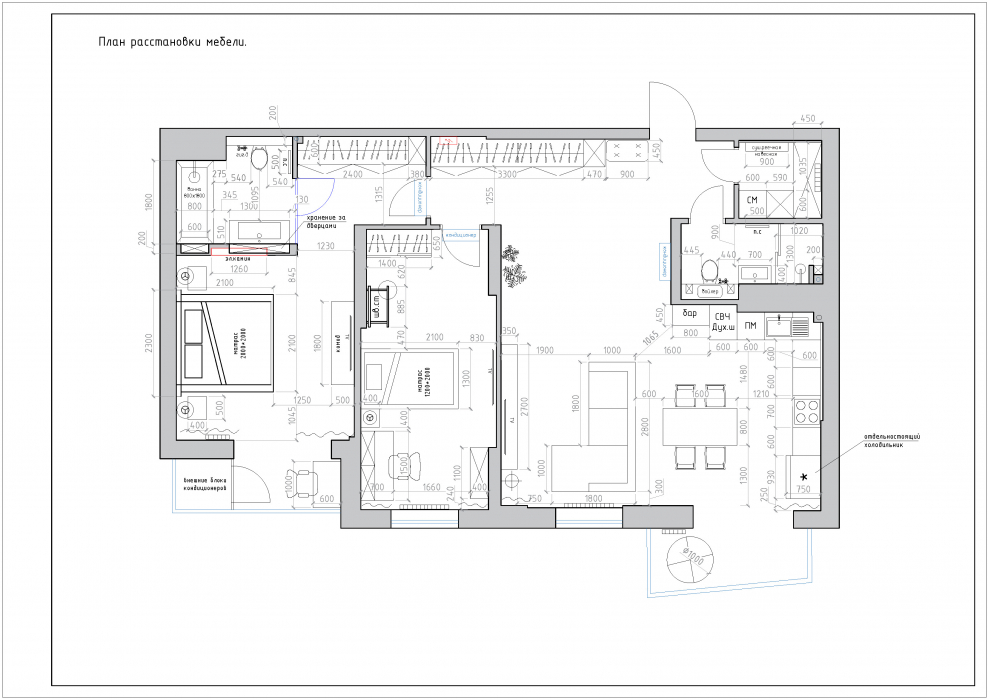 Дизайн-проект квартиры пример