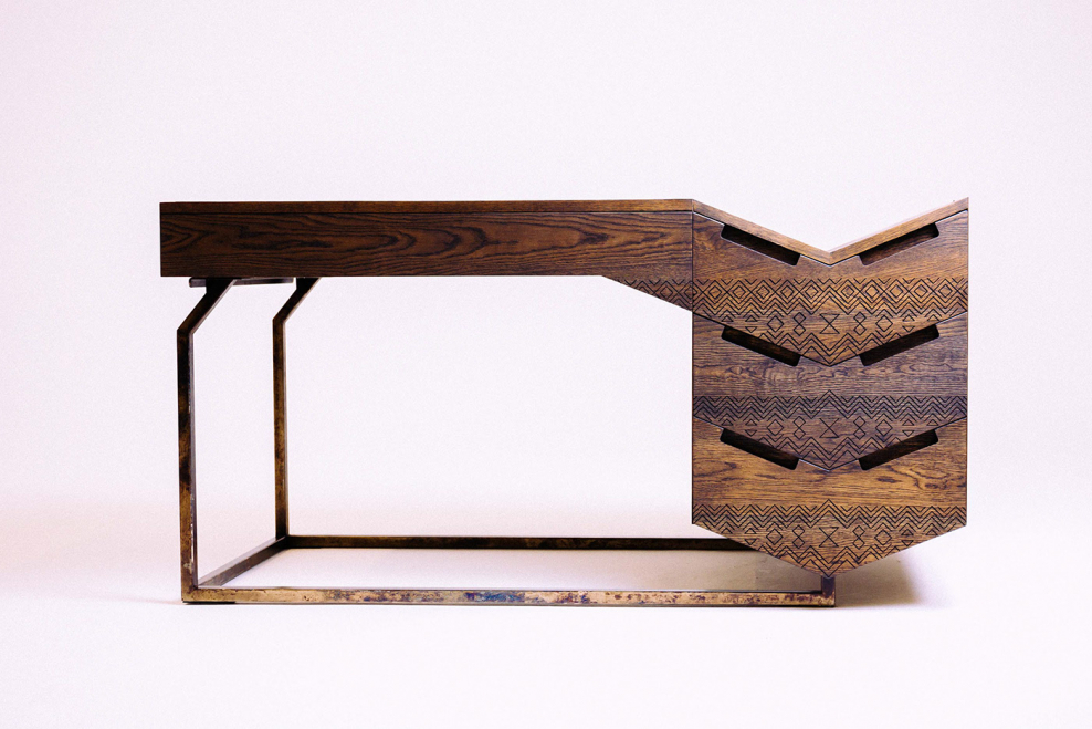 Лампа в африканском стиле