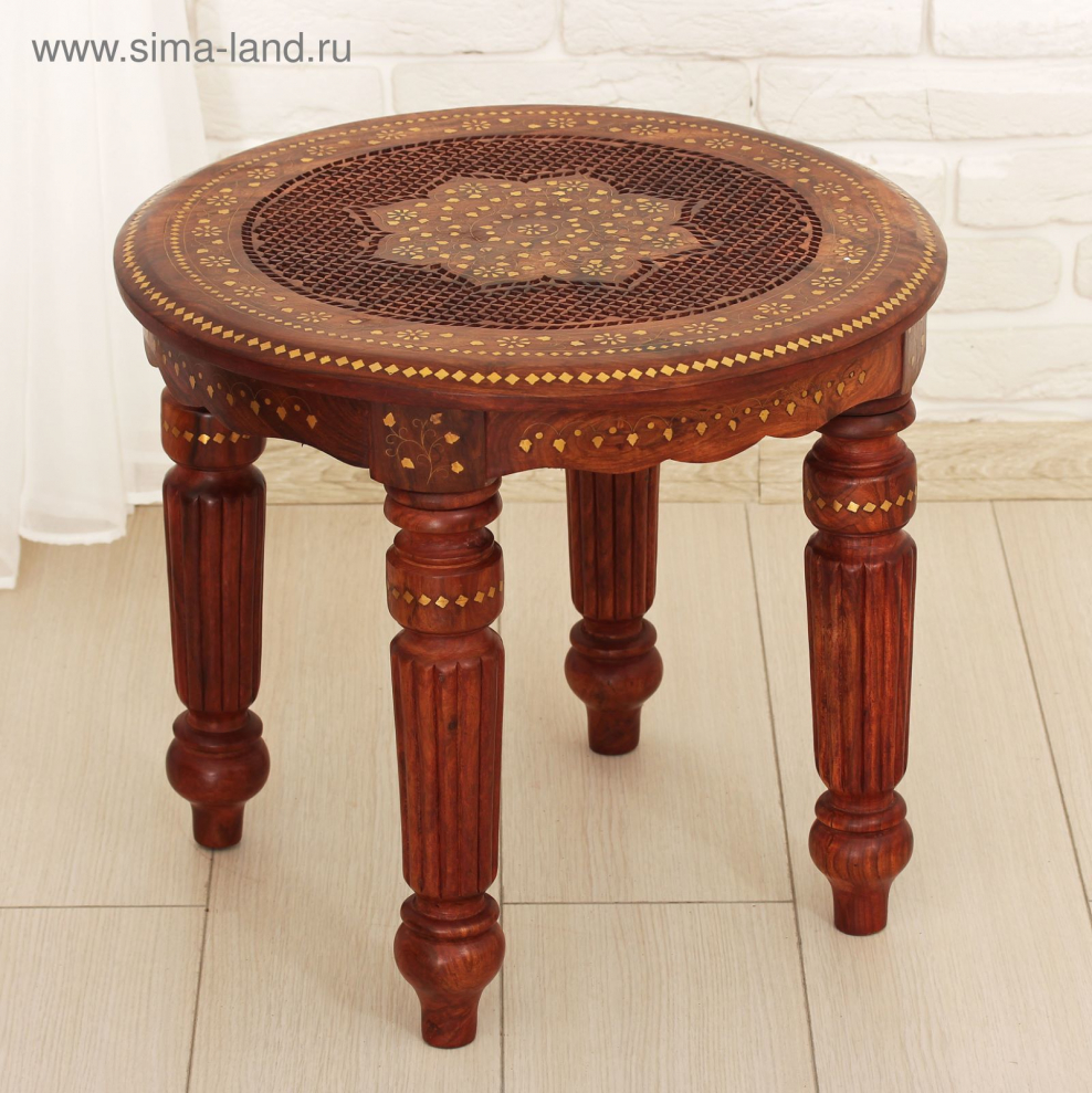 Индийский стол ручной работы
