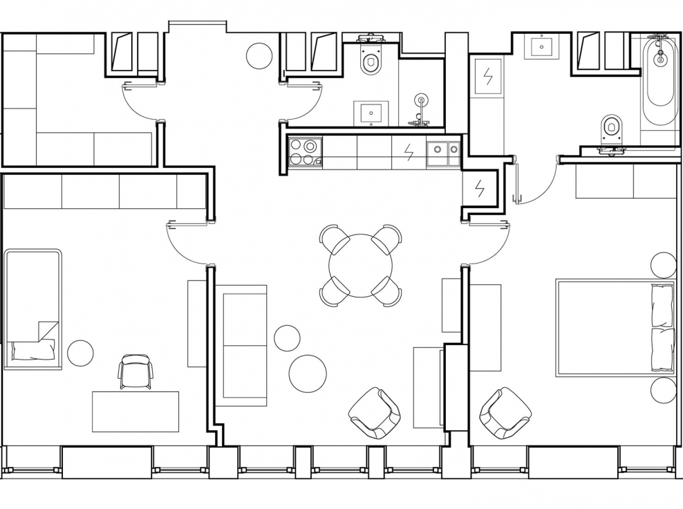 Oko Apartments стойка регистрация