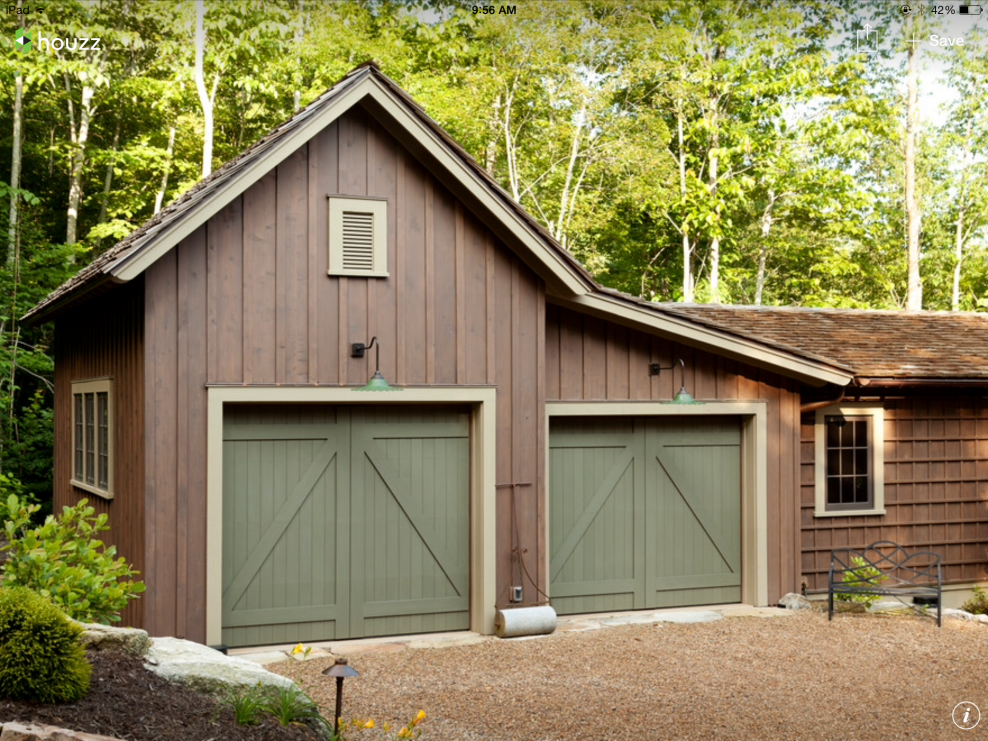 Хозблок в стиле Барн