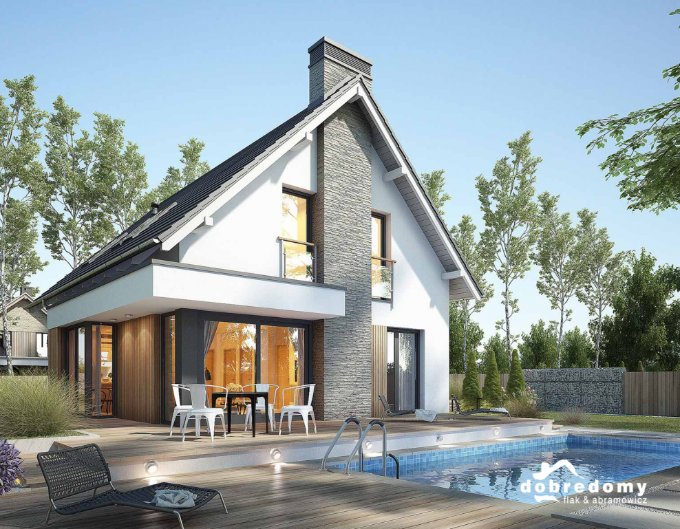 Дом в скандинавском стиле двухэтажный