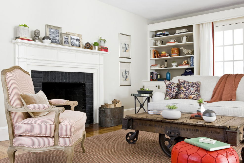 Интерьер комнаты 50 квадратов