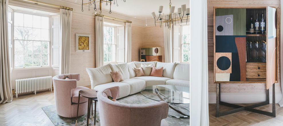 Современные пуфы в интерьере