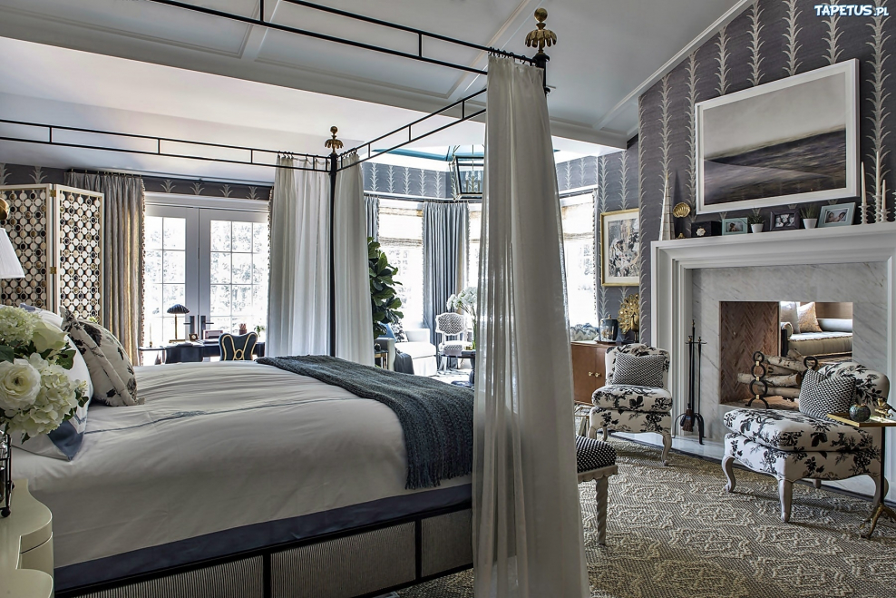 Стильный декор в интерьере белый Монте