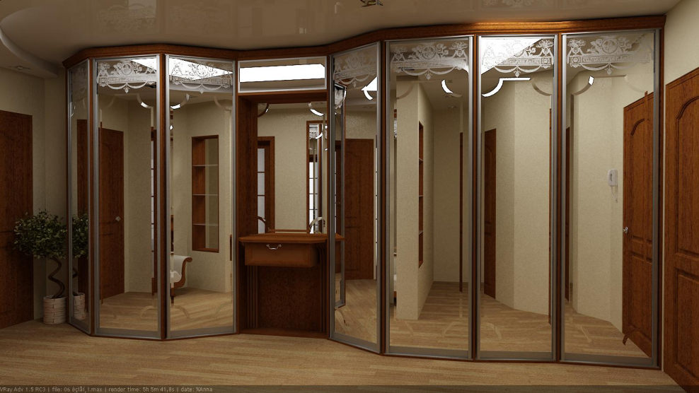 Дизайн коридора п44т