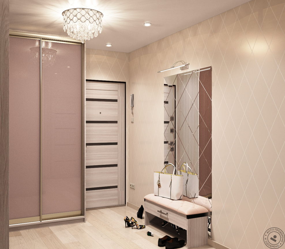 Интерьер прихожей в 2 хткомнатной квартире