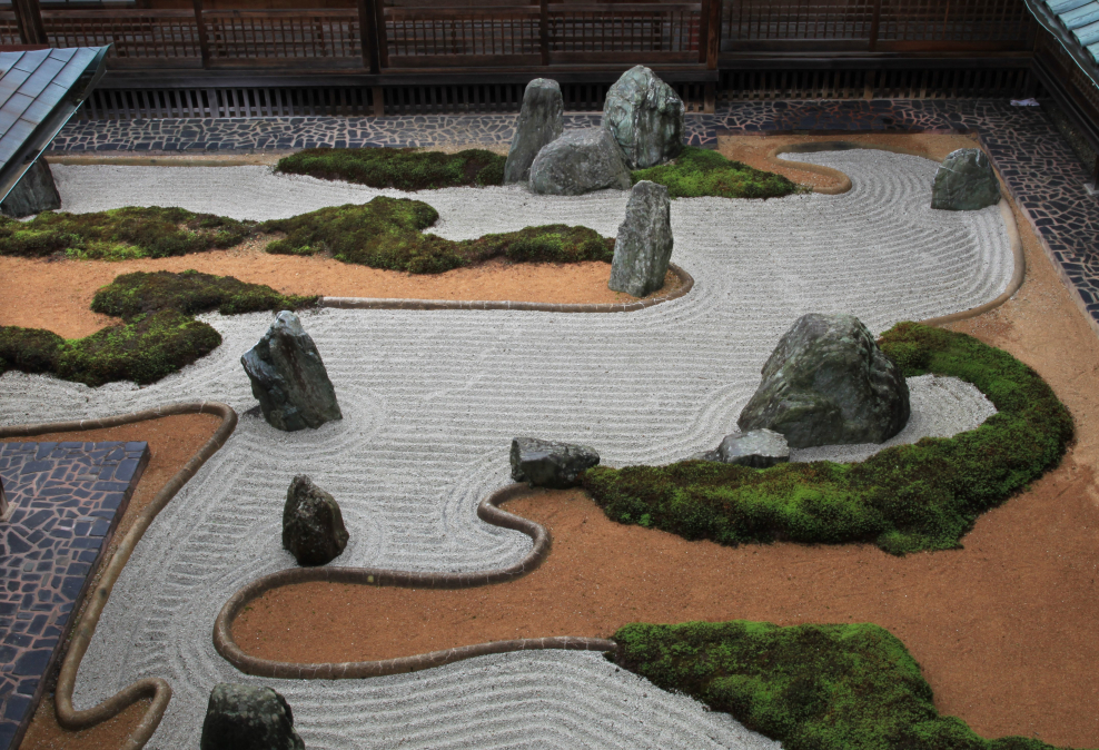 Сад камней Япония план