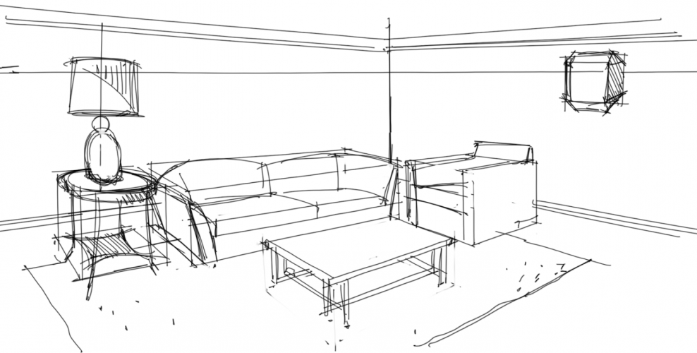 Зарисовки мебели