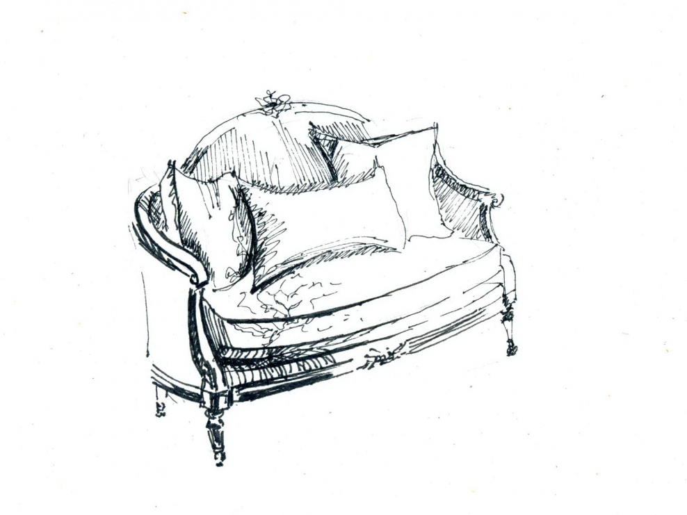 Эскиз предмета мебели