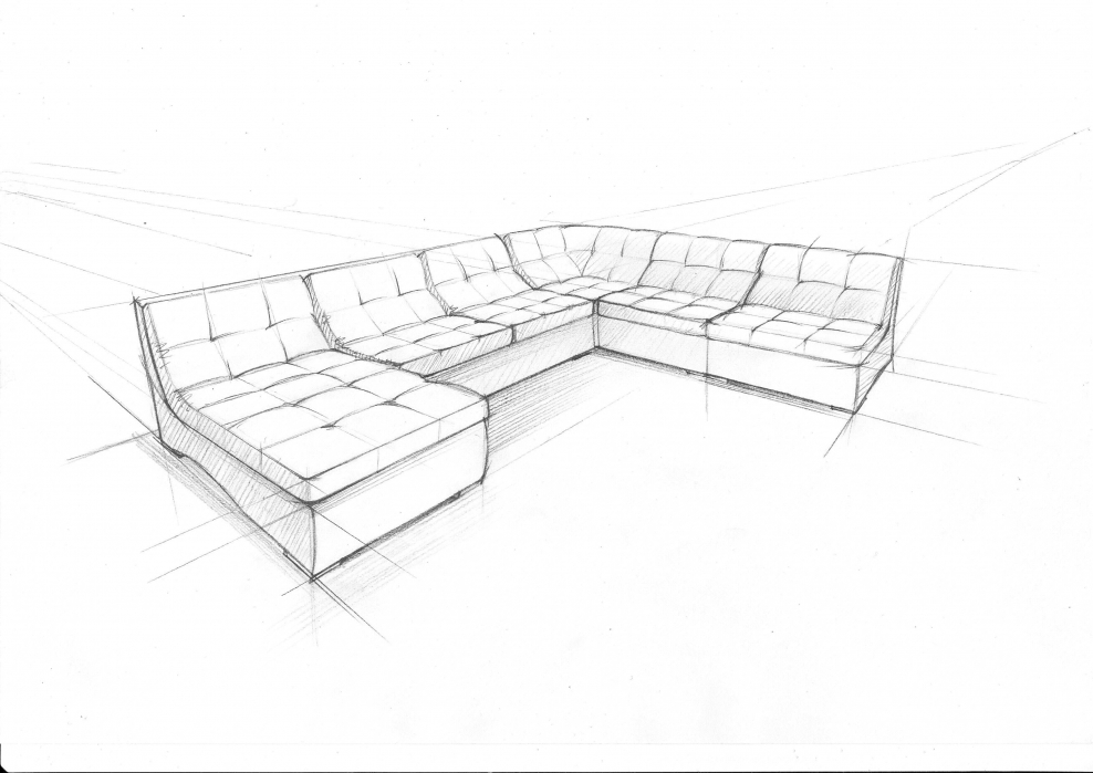 Эскиз дивана