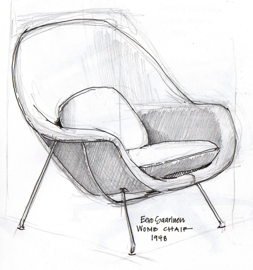 Эскиз кресла