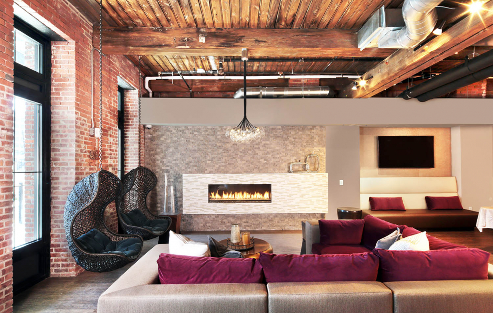 Дом в стиле гламурный лофт