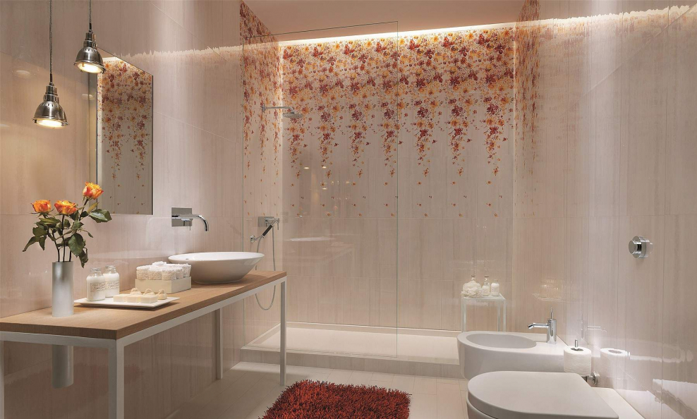 Красивые Ванные комнаты маленькие с плиткой