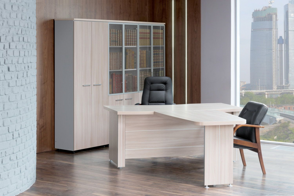 Кабинет руководителя Модерн Шамони темный