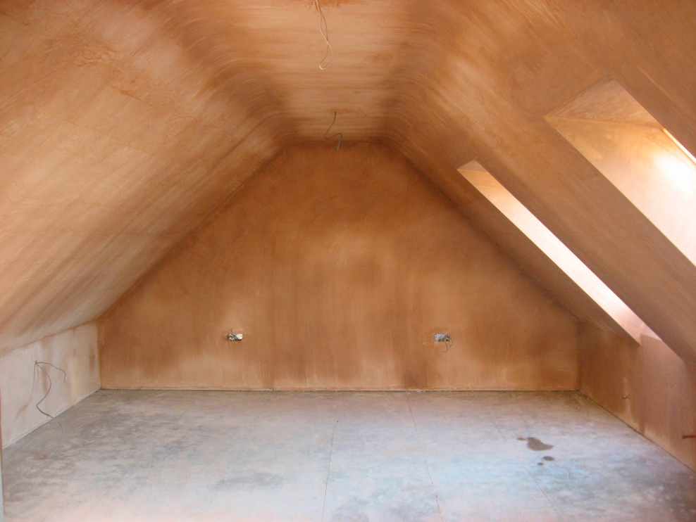 Интерьер мансарды