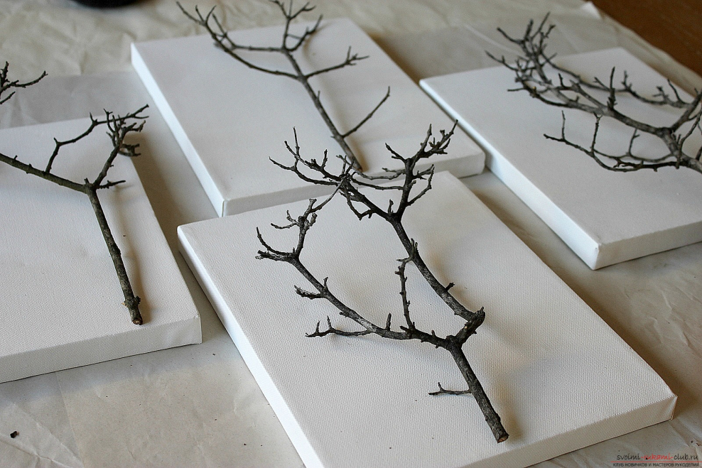 Поделки из веточек деревьев