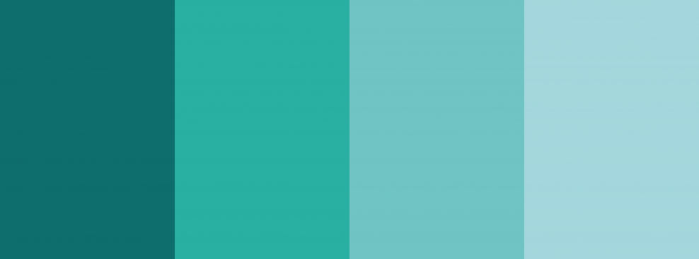 Оттенки бирюзового