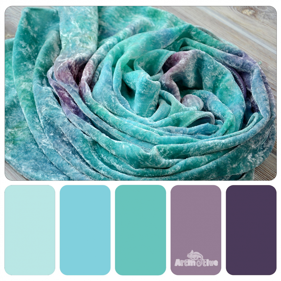 Бирюзовый палитра