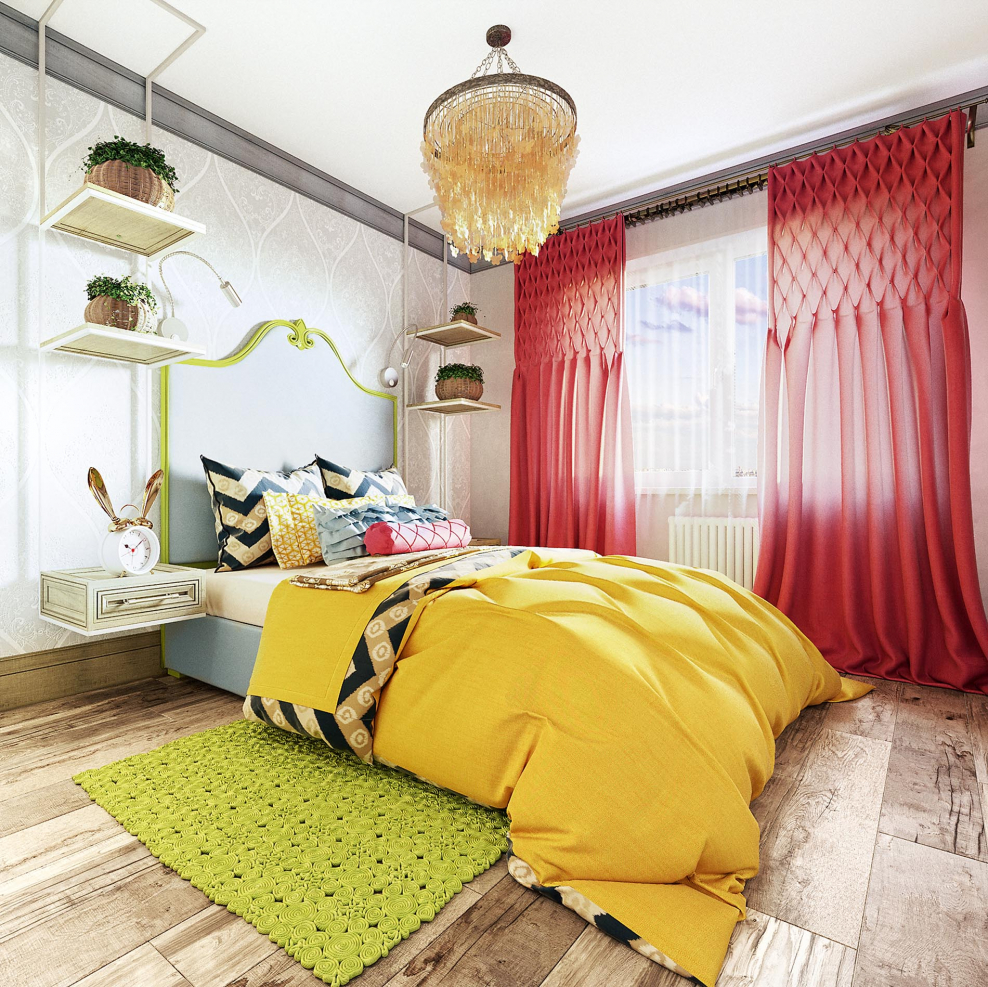 Комната для подростка в стиле Эклектика