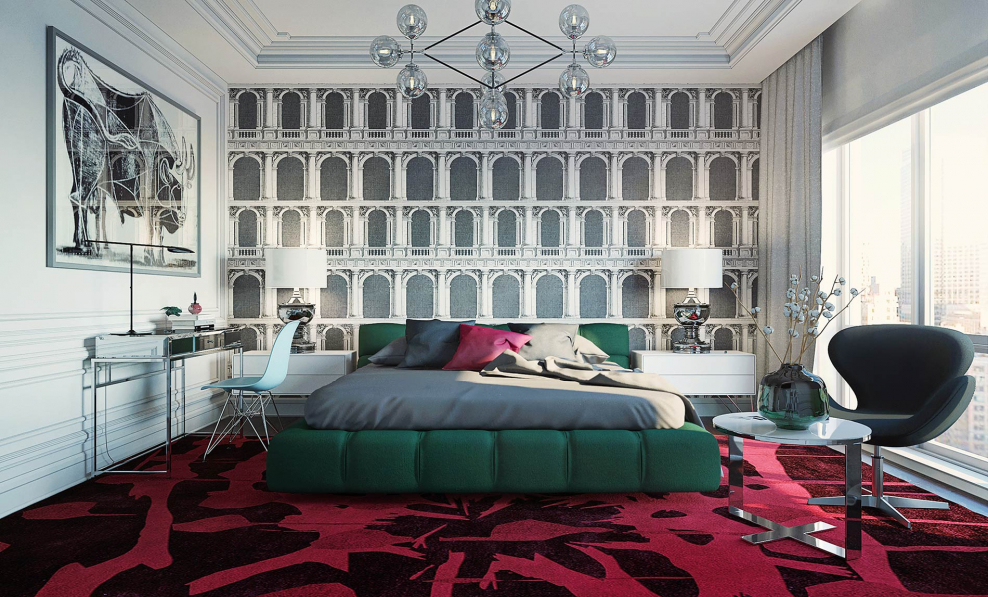 Шкафы в стиле современной эклектике