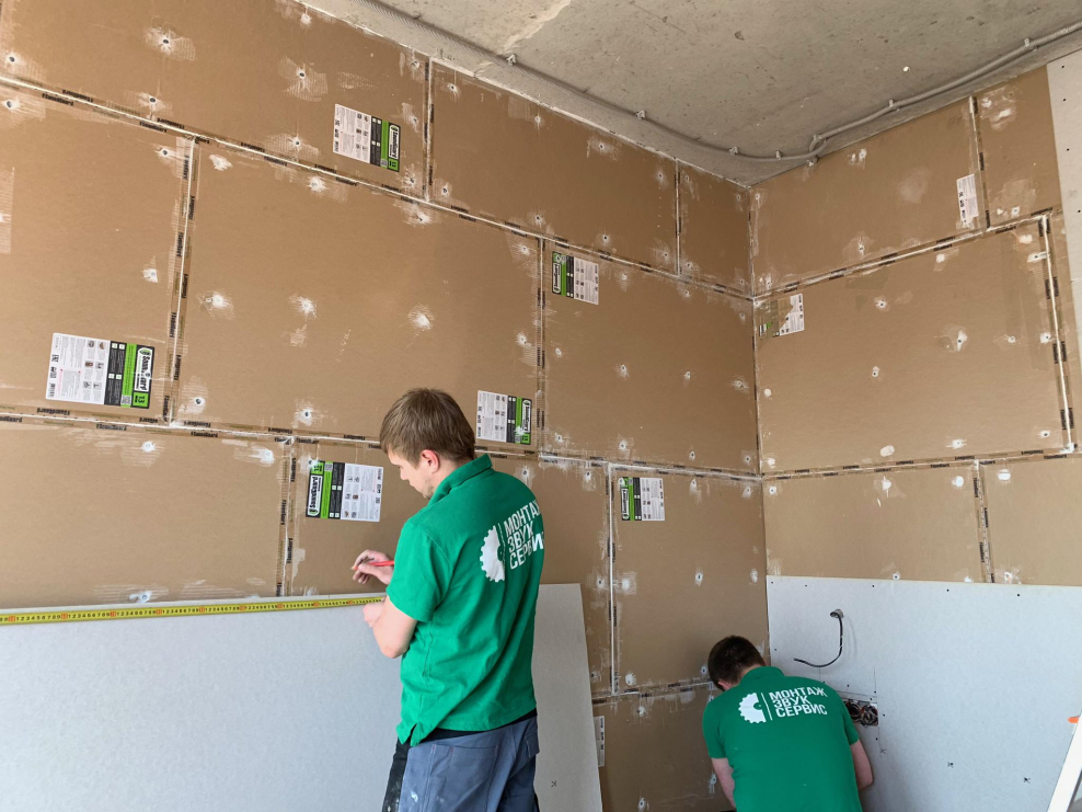 Шумоизоляция для стен в квартире под штукатурку