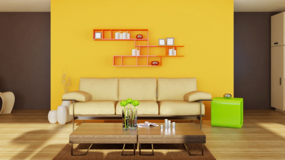 Цвет гостиной комнаты