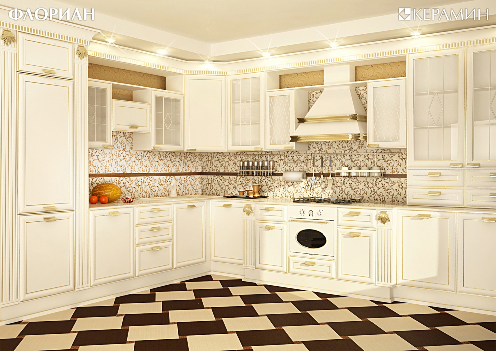 Бордюр Флориан 3т Керамин