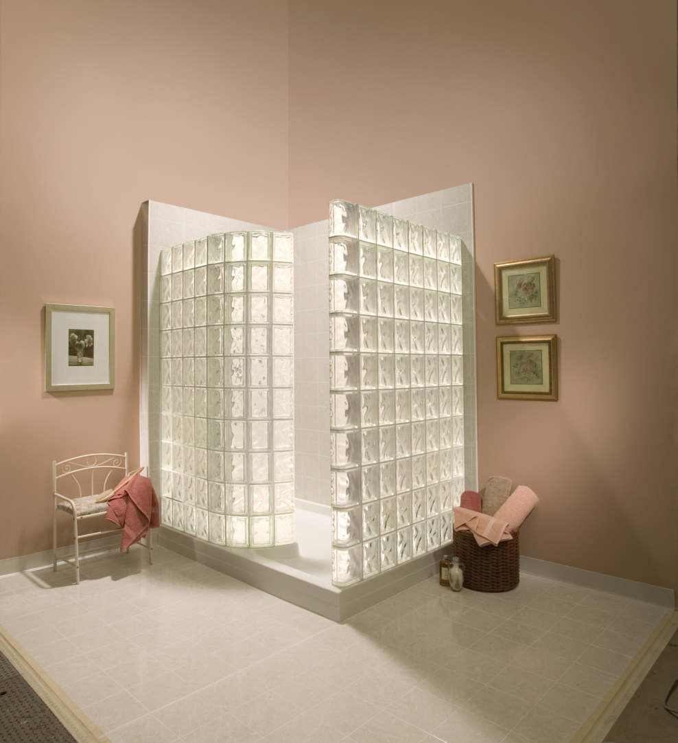 Стеклянные блоки для перегородок