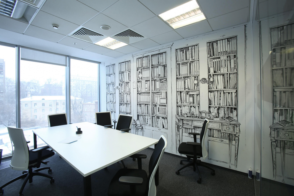 Стена в офисе