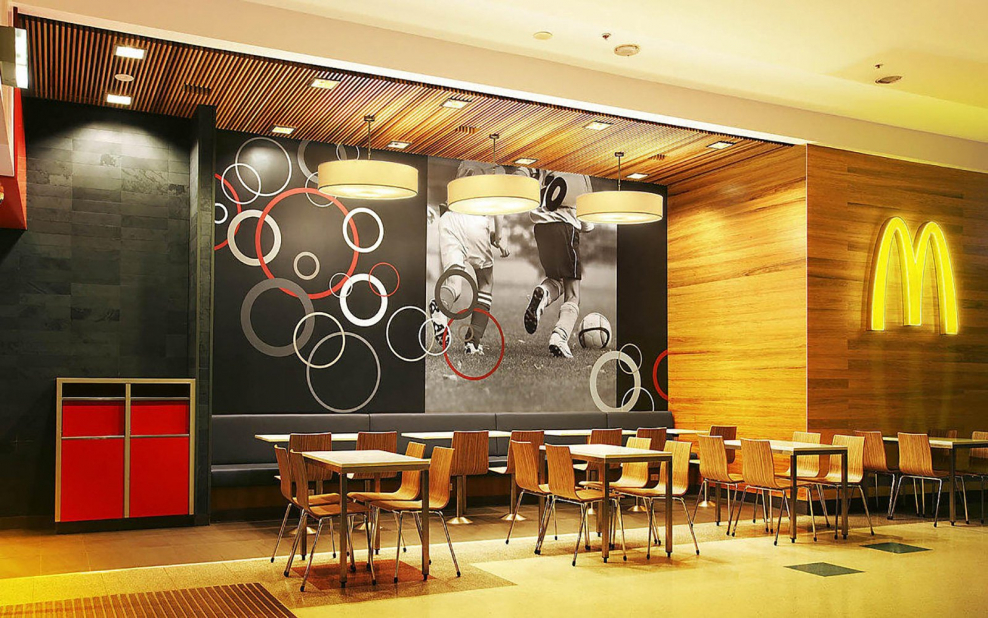 Стиль макдональдс интерьер